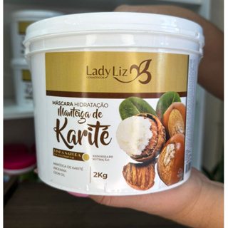 Máscara de Hidratação Karite Lady Liz 2kg em Oferta na Shopee