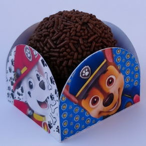 50 a 300 Forminhas para doces brigadeiros festa aniversario infantil personalizados - Patrulha Canina — imagem 2 de 2