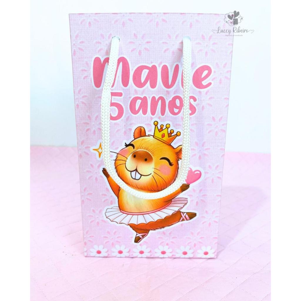 10/20/30 SACOLINHA BOLSINHA SURPRESA LEMBRANCINHA PERSONALIZADA PAPEL FESTA DE ANIVERSÁRIO CAPICARA CUT