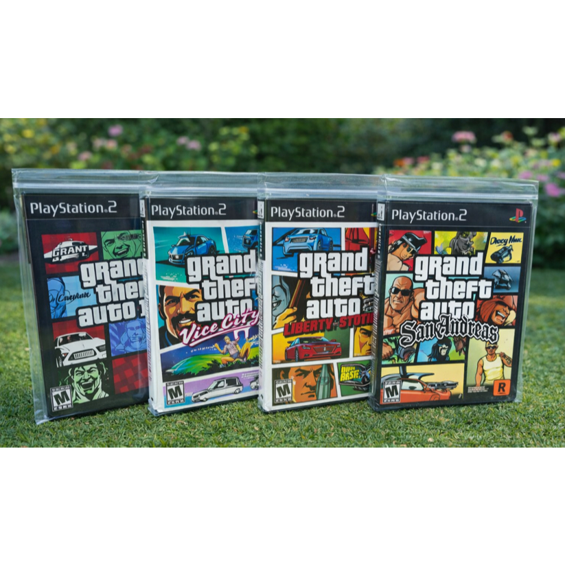 4 GTA para PS2 ( Saquinho )