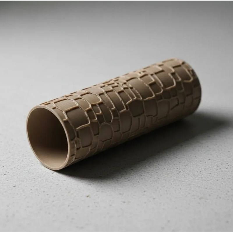 Rolo Marcador Textura Para Cerâmica Argila Biscuit Massas Escultura