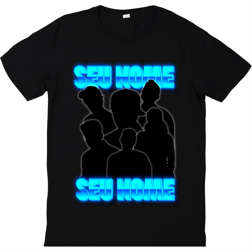 Camiseta Personalizada Com Sua Foto ou Arte | Crie Sua Estampa Camisa Algodão Unissex