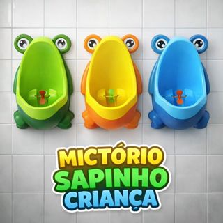 Mictório Sapinho Infantil Penico Troninho Desfralde - Criança Menino Treino Bebê - Xixi em Oferta na Shopee