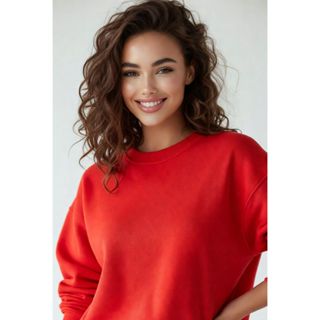 Moletom Gola Redonda Careca Liso Feminino 100% Algodão em Oferta na Shopee