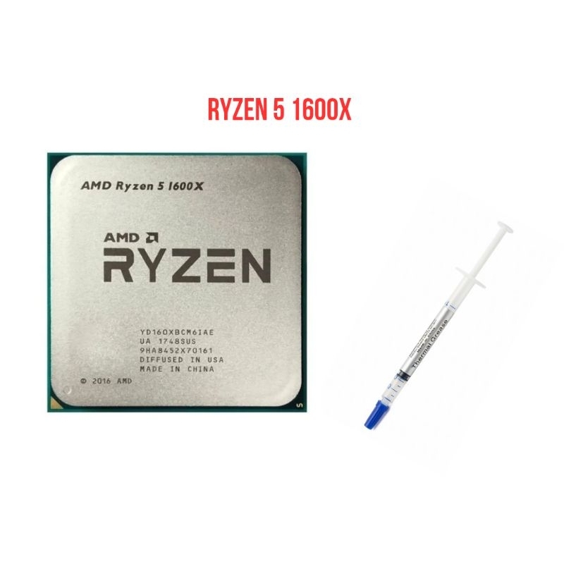 PROCESSADOR RYZEN 5 1600X 4.0GHZ AM4 OEM 6/12 THREADS COM PASTA TÉRMICA