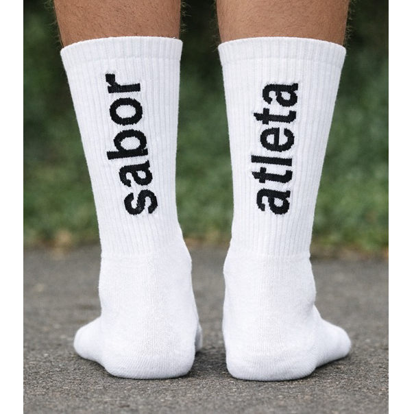 Meia SABOR ATLETA ALGODÃO premium tam unico 35 ao 43 treino, academia, corrida (ENVIO XPRESS) em Oferta na Shopee