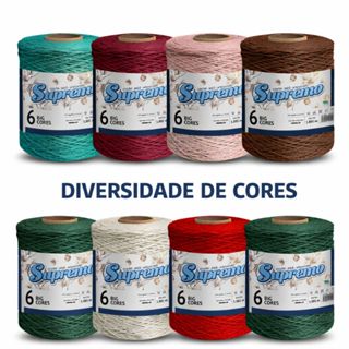 Barbante Supremo Big Cores nº6 1,8kg em Oferta na Shopee