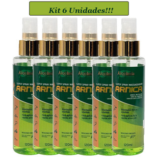 Kit 6 UNIDADES SUPER SPRAY Massageador ARNICA 150mL Alquimia Cosméticos em Oferta na Shopee