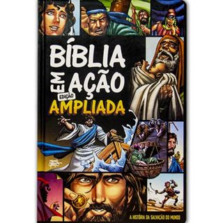 Bíblia Em Ação Quadrinhos Capa Dura em Oferta na Shopee