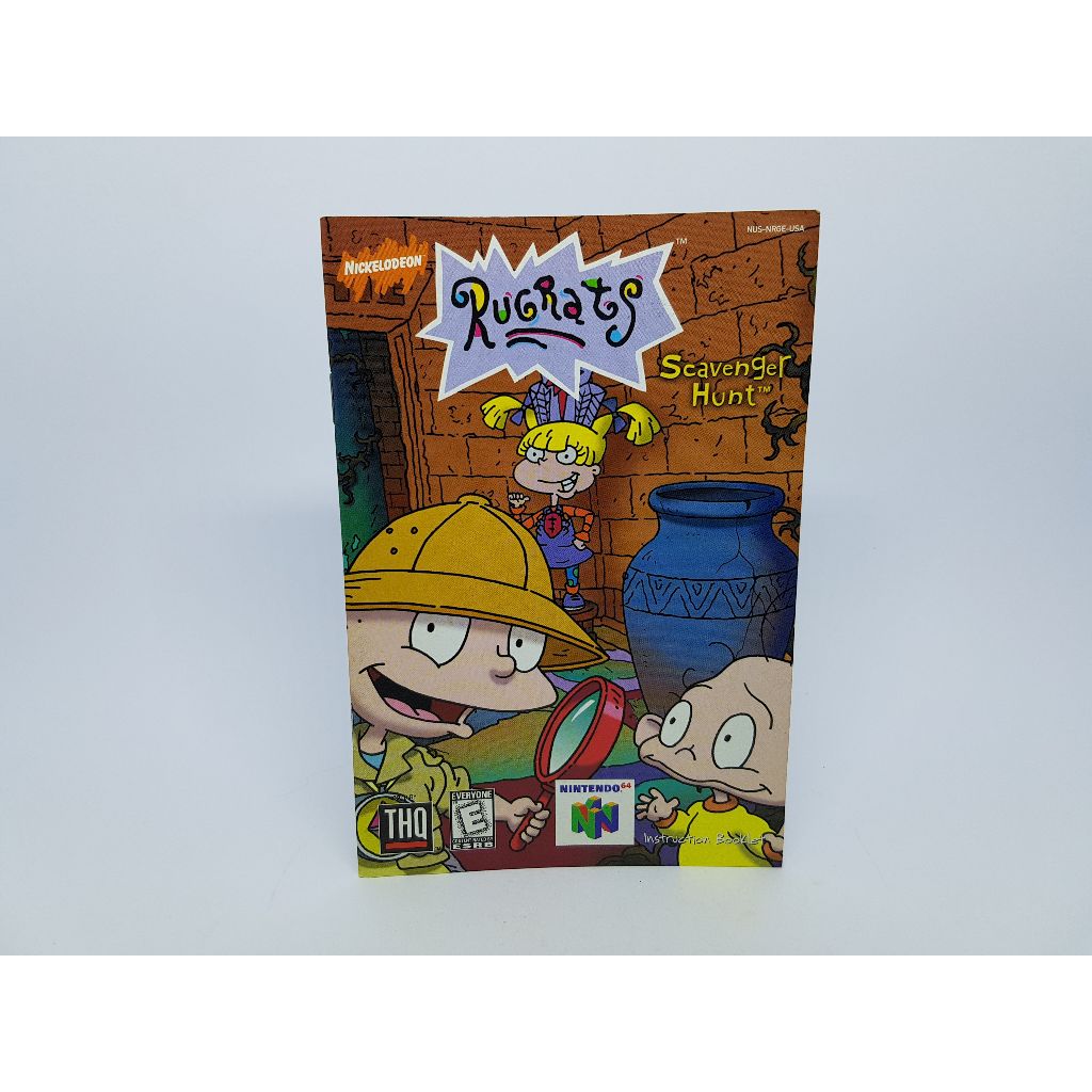 Apenas O Manual - Rugrats Scavenger Hunt - Nintendo 64 - ( USA )