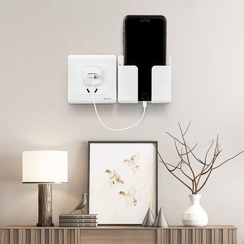 Kit Suporte de Parede Plástico Autocolante Multiuso para Celular 1 UNI / 2 UNI / 3 UNI / 4 UNI