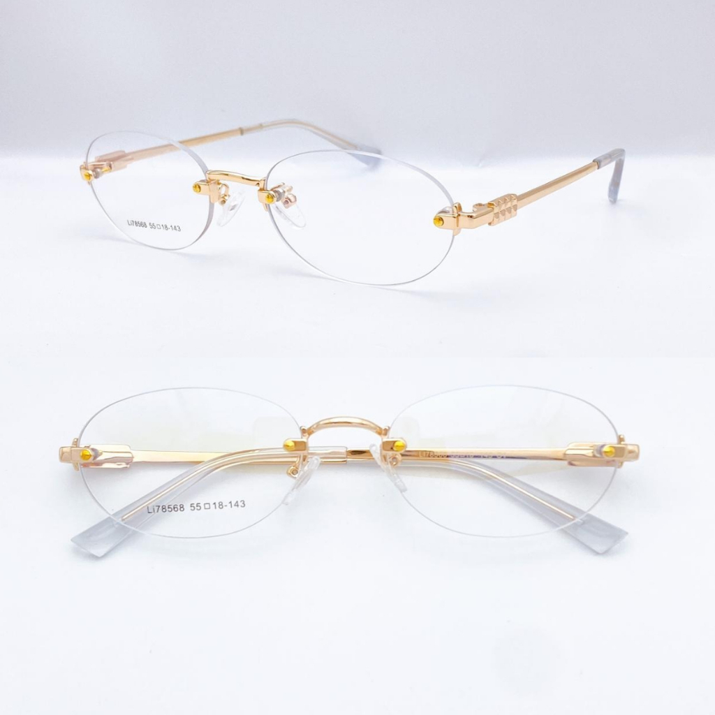 Óculos Armação Feminino Balgriff Oval Moda/novo