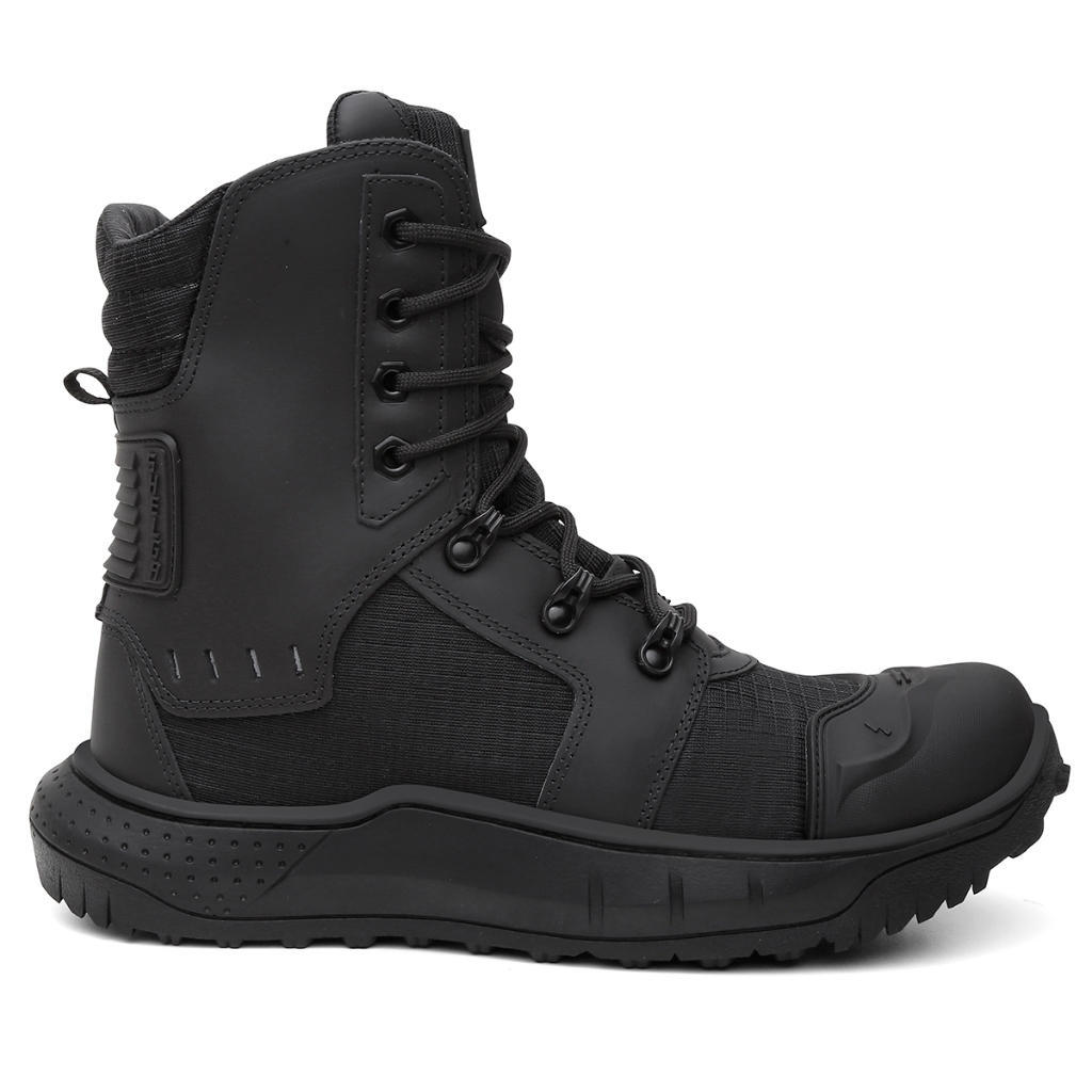 BOTA MILITAR TÁTICA ROTA COURO NOBRE BIQUEIRA PVC ALTA RESISTENCIA COM C.A 52.083
