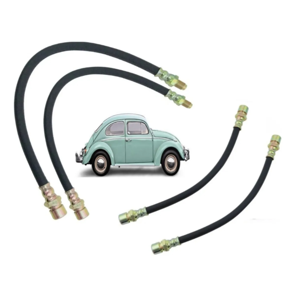 Kit Flexivel Freio Dianteiro Traseiro Fusca Freio Tambor em Oferta na Shopee
