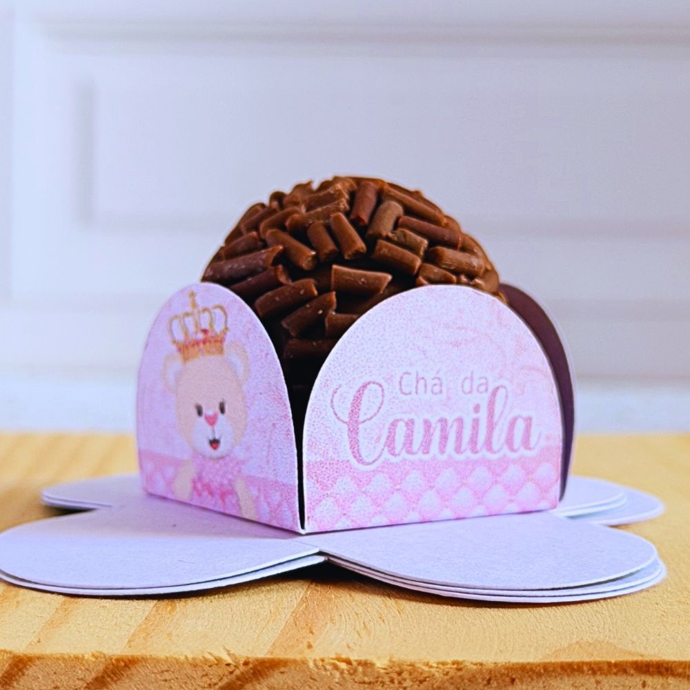 FORMINHAS PARA DOCES URSINHO ROSA | BRIGADEIRO | PERSONALIZADO | LEMBRACINHA | FESTA INFANTIL | ANIVERSÁRIO