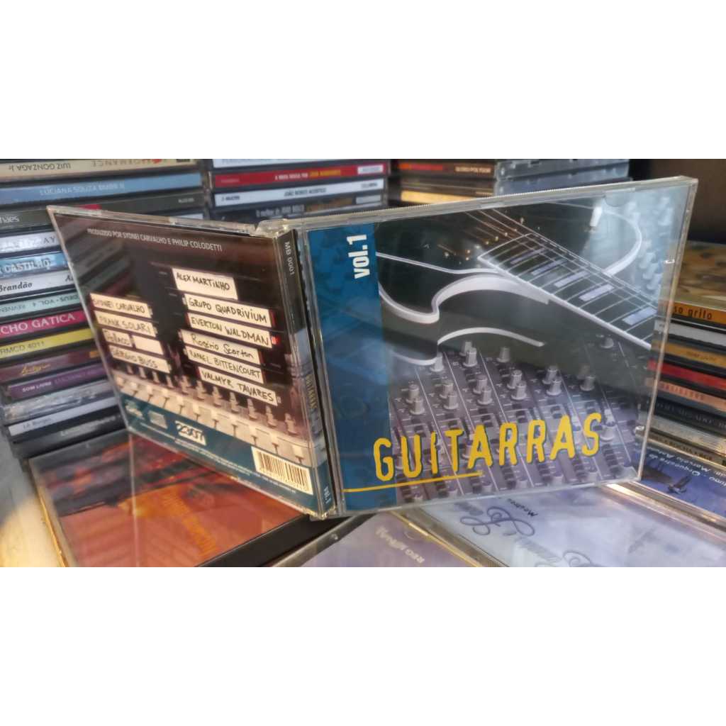 cd guitarras vol 1 - Sydnei carvalho Philip Colodette Frank Solari Pollaco Sérgio Buss Alex martinho quadrivium scarton