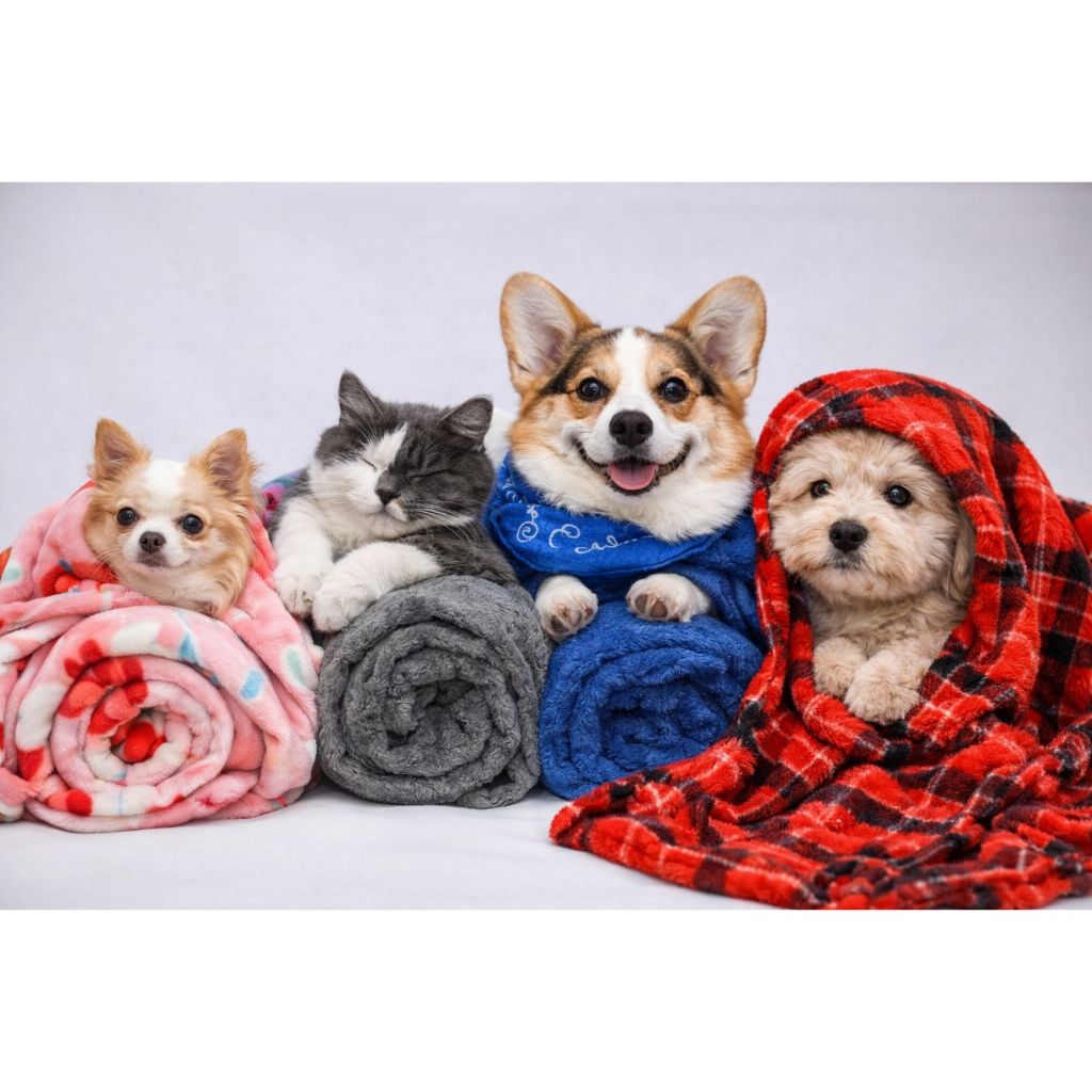 KIT COM 05 Mantas Soft para PET / Manta multiuso / Coberta para PET