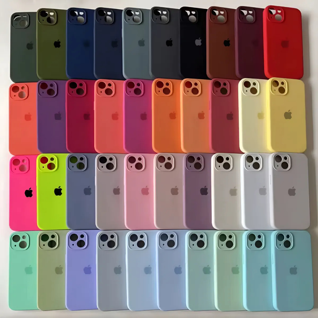 Capinha Silicone Aveludada iPhone 12 Proteção Premium - Câmera Fechada