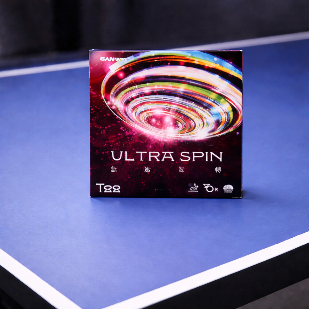 Borracha para raquete de tênis de mesa ping pong SANWEI ULTRA SPIN borracha SANWEI T88