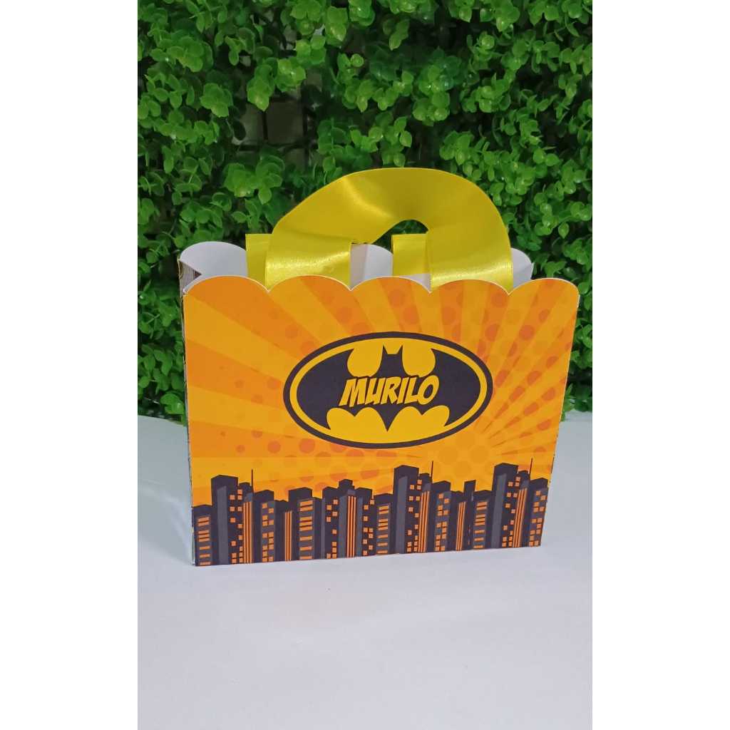 Sacolinha Personalizada Batman Festa Infantil | Lembrancinha Aniversário | Fazemos Qualquer Tema