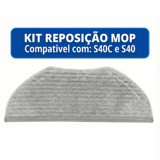 Kit Panos Mop para Robô Aspirador Compatível com S40C S40 H40