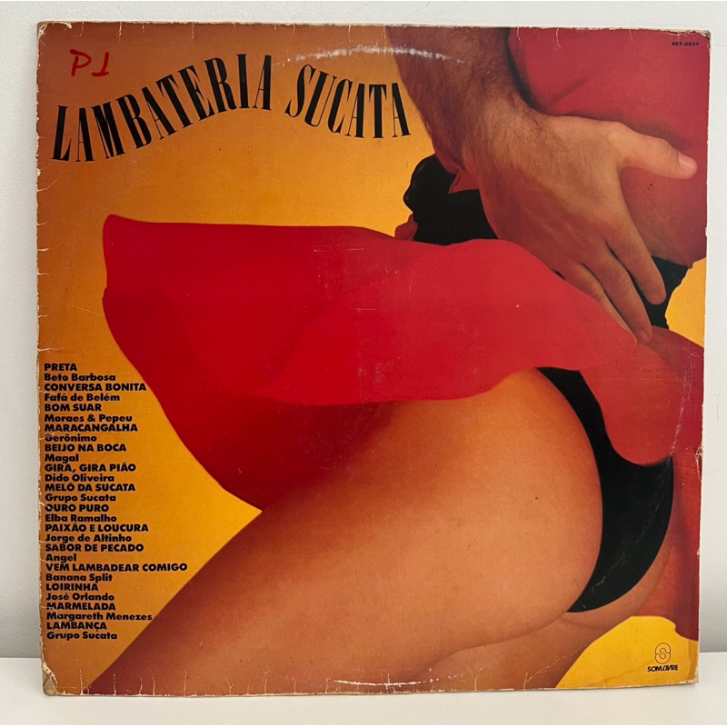 LP VINIL LAMBATERIA SUCATA 1990.