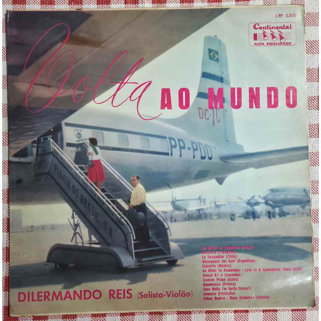 Vinil Dilermando Reis - Volta ao mundo