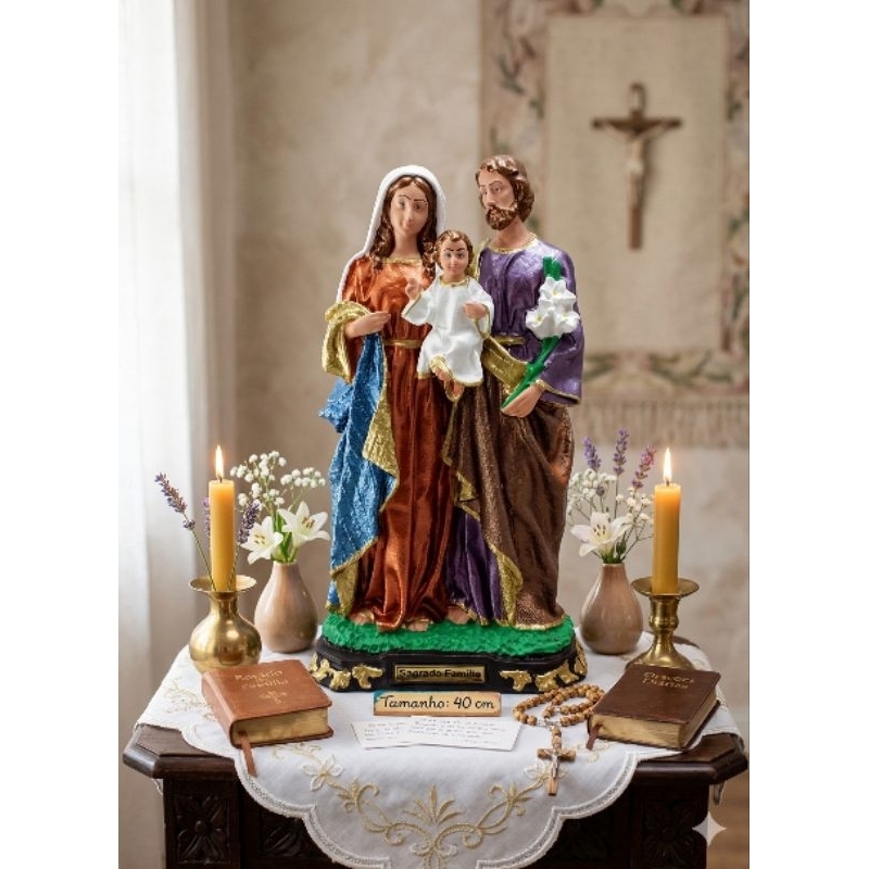 Sagrada Família de borracha inquebrável. PODE MOLHAR em Oferta na Shopee