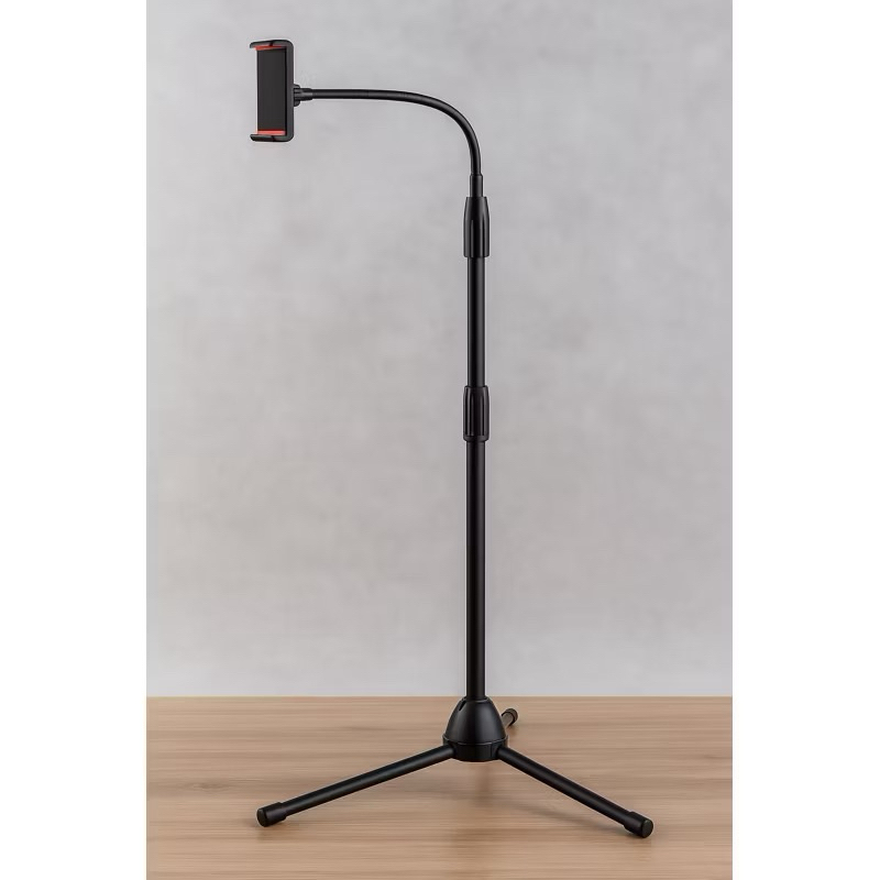 Tripé com Suporte para Tablet, Ipad ou Smartphone