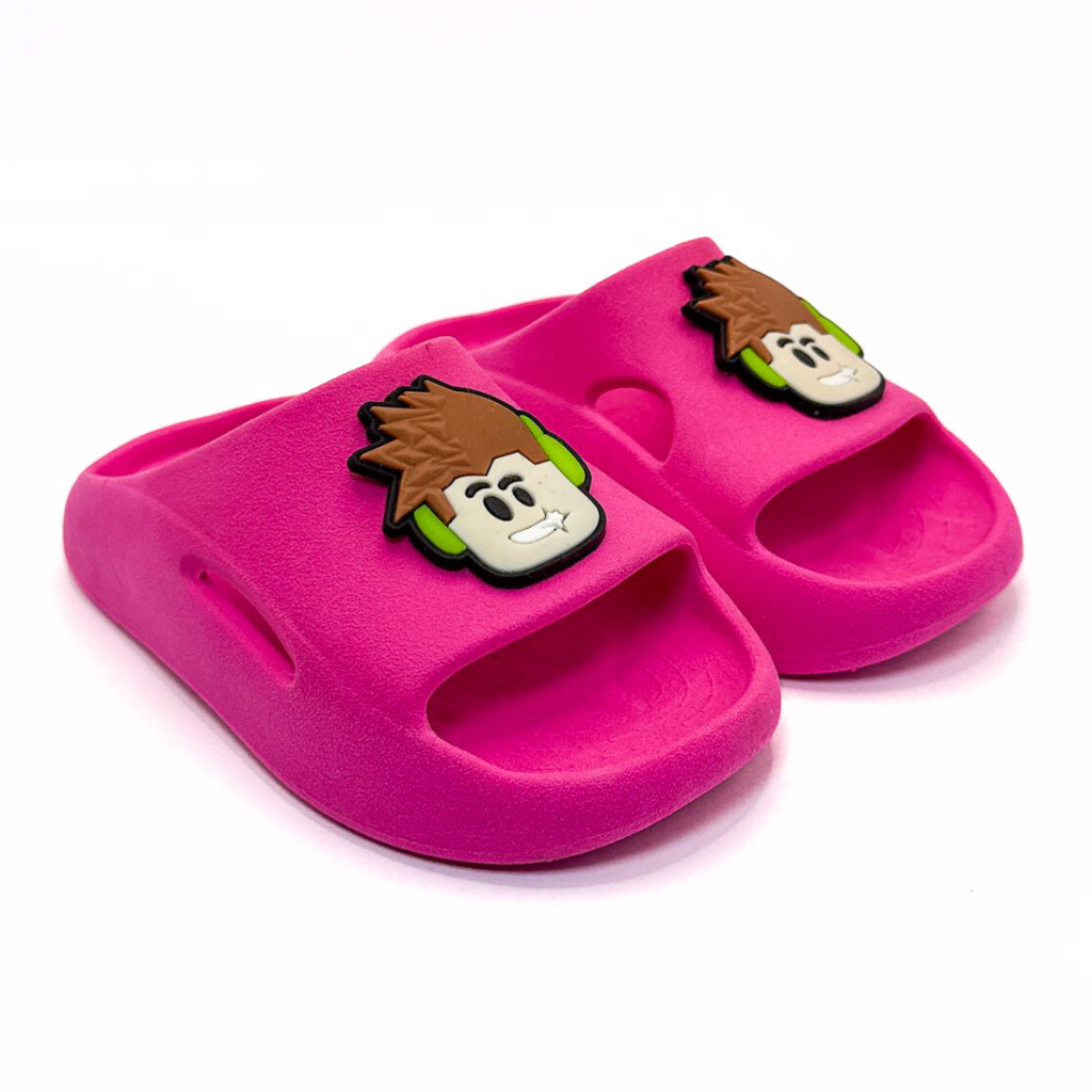 Chinelo Nuvem Feminino Infantil Antiderrapante Menina Gamer Macio Confortável Robo x EVA Anatômico