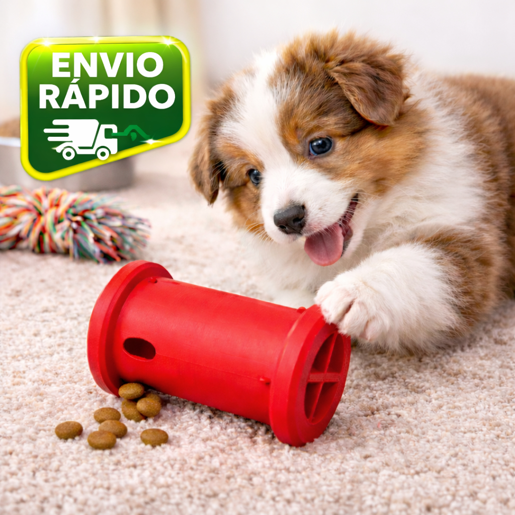 Dispensador de Petisco para Cachorro e Gato Brinquedo Interativo Anti Ansiedade Inteligente Pet
