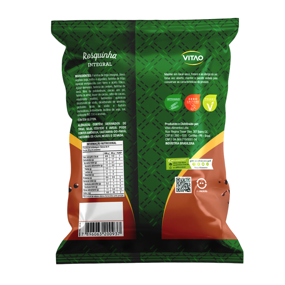 Rosquinhas Chocolate Integral Vitao 110 g · foto 2