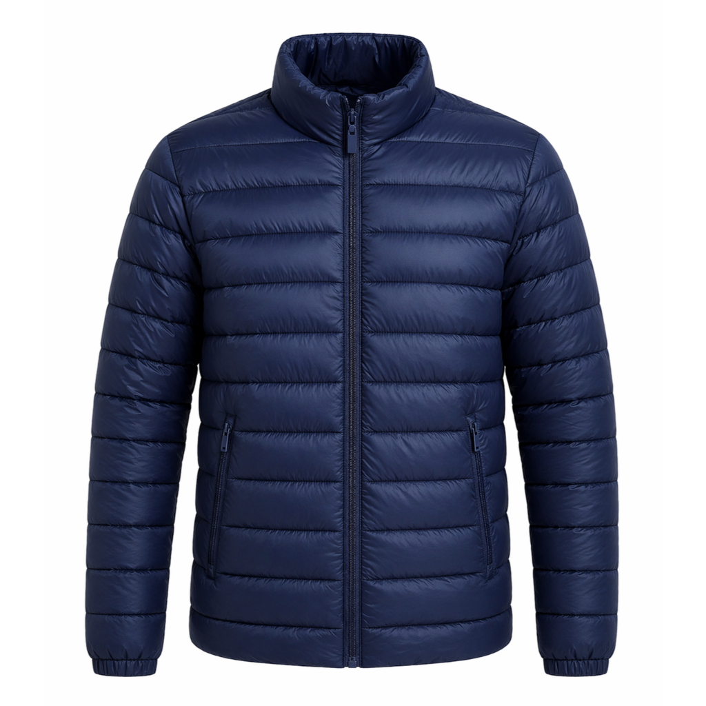 Jaqueta Masculina Bobojaco Puffer Matelassê Sem Capuz