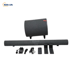 Soundbar Com Subwoofer Bluetooth 5.3 170W RMS Potente Bivolt Para TV E Home Theater Design Moderno