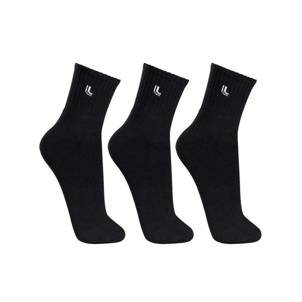 Kit 3 Pares de Meias Esportiva Cano Médio Lupo — imagem 2 de 2
