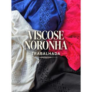 Tecido Viscose Noronha Viscose Trabalhada Viscose Bordada Viscose com Renda 1,00Mt x 1,50mt 1,50