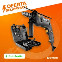 Parafusadeira e Furadeira de Impacto Mandril 3/8" WF 700K10 Wap Reverso e Limitador
