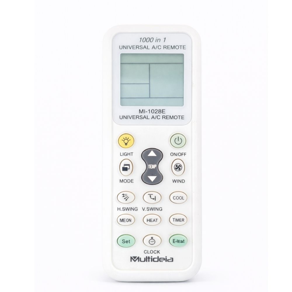 Controle Remoto Universal Ar Condicionado Compatível +1000 Modelos Tela LCD Timer Fácil Configuração