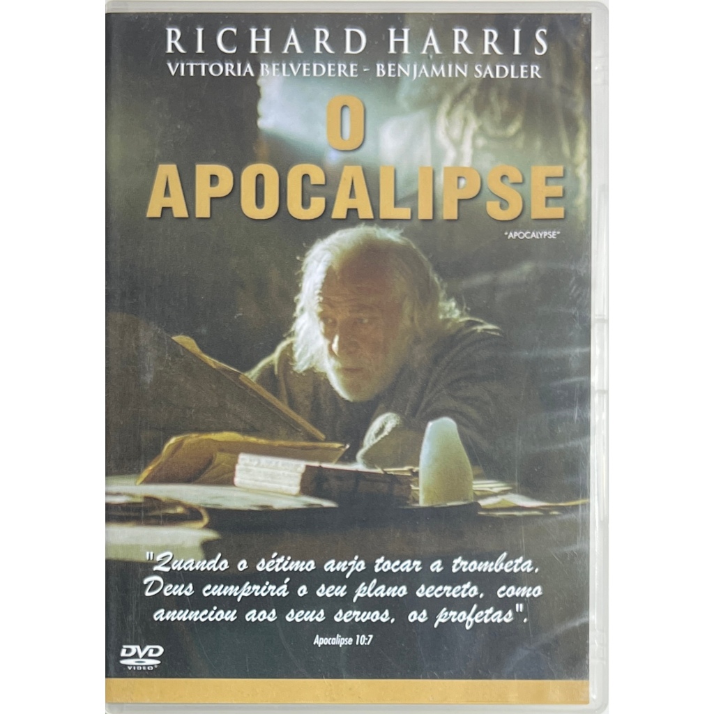 O Apocalipse - Richard Harris - 2002 - DVD Original