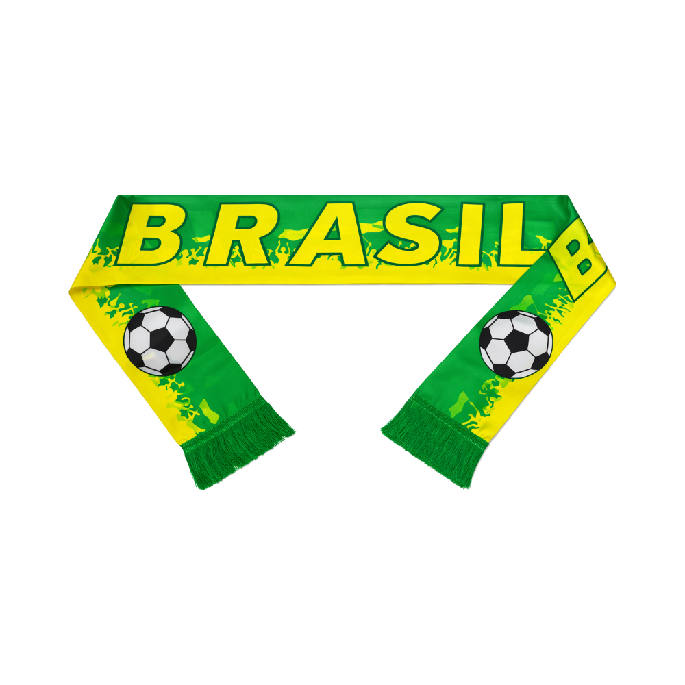 Cachecol com Estampa do Brasil Futebol 140cm