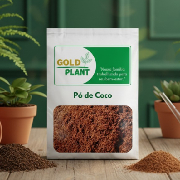Po de coco Plantio Germinação Cultivo saco 3, 10, 20 ou 40 litros Jardinagem Gold Plant