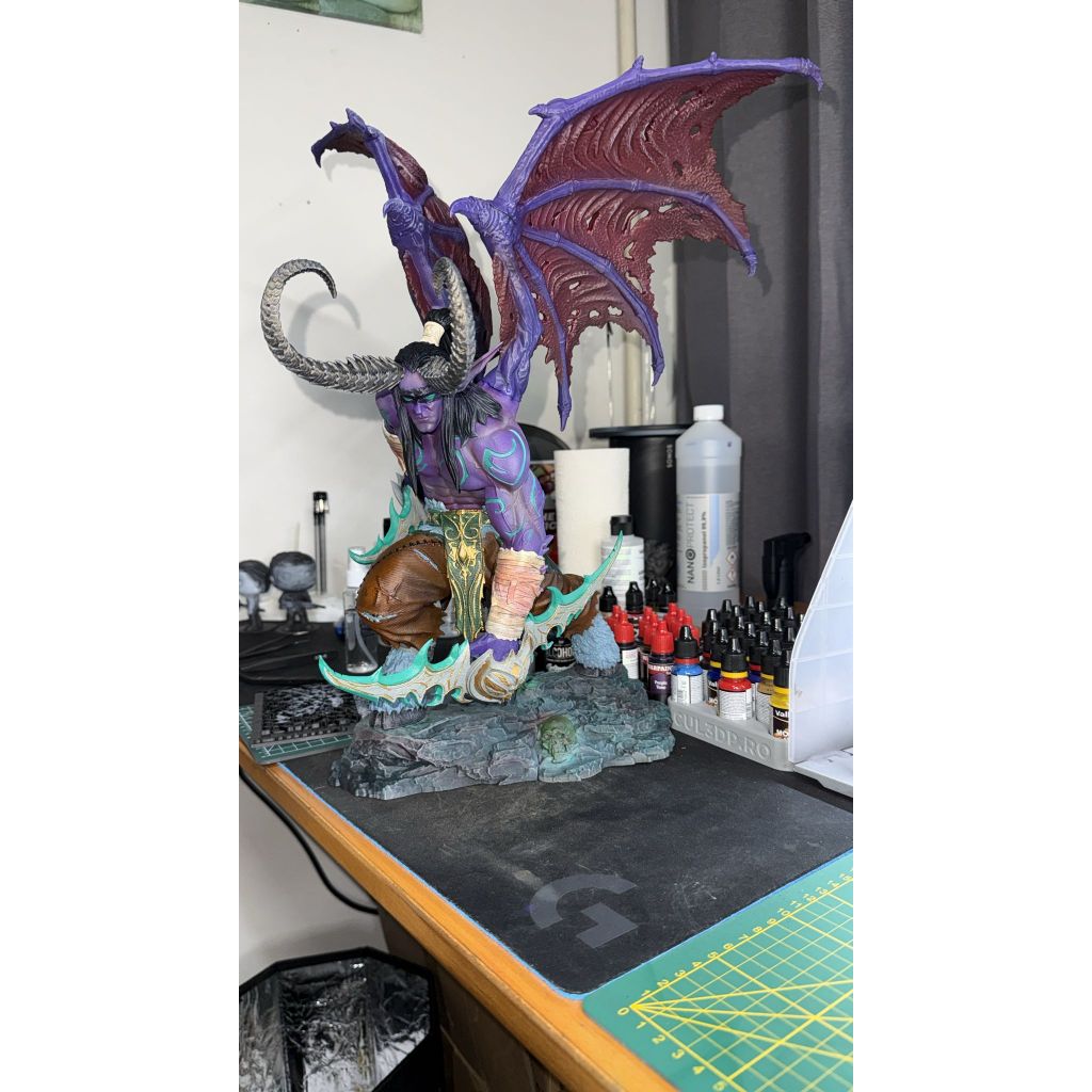 Caçador de demônios Illidan WoW (Impressão 3D)