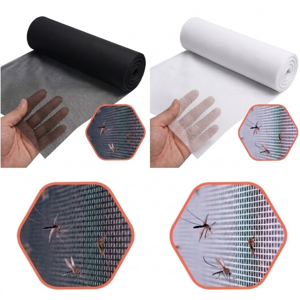 3 Metros Tela Mosquiteiro Anti Inseto Janela Porta Telinha Resistente Dry Fit Proteção Contra Mosquitos Pernilongos