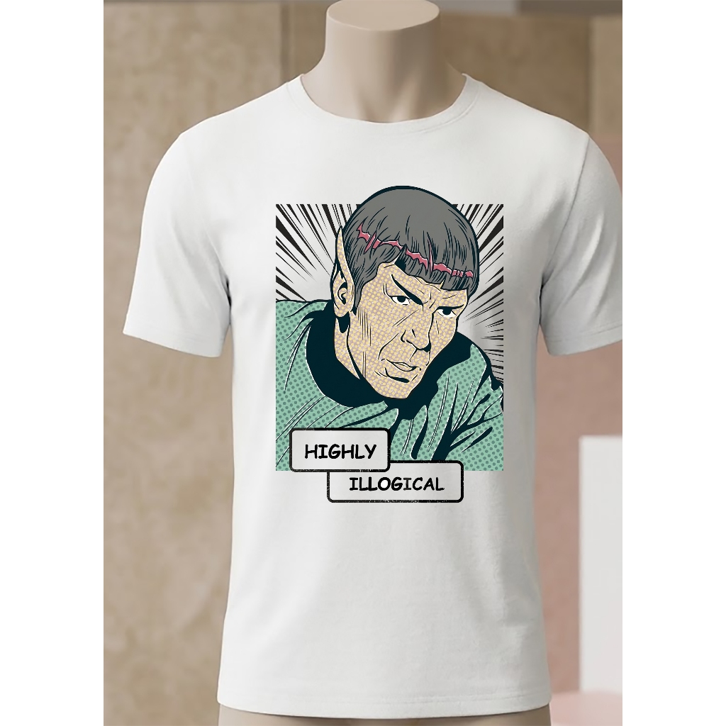 Camiseta STAR TREK SPOCK Jornada nas Estrelas #M3