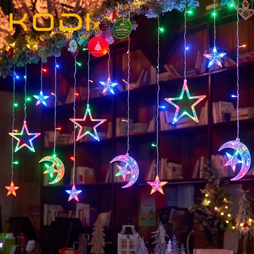 Luzes LED Natal 3,5m 138 Lâmpadas 8 Modos de Efeito 110V |Pisca-pisca Decorativo
