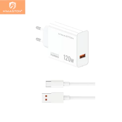 Hmasnton Carregador Turbo Tipo-c 120W LR31-3 USB Rapid Cabo Tipo-C