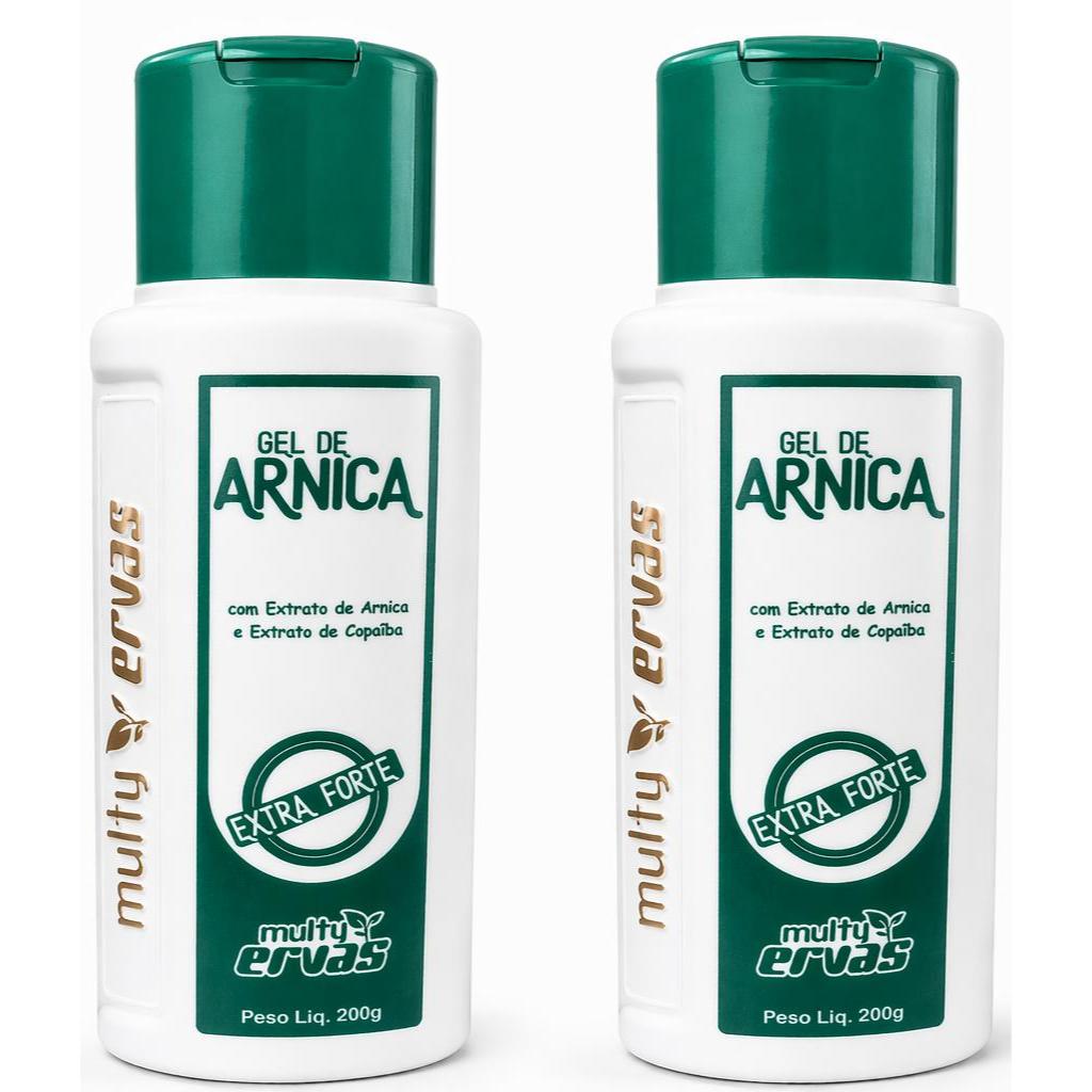 GEL DE ARNICA OLEO DE COPAIBA MULTI ERVAS 200gr DEMAZON KIT 2 UND