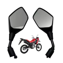 Par Retrovisor Honda Haste Curta Xre 300 2019/2023 X3 Bico M 15000E