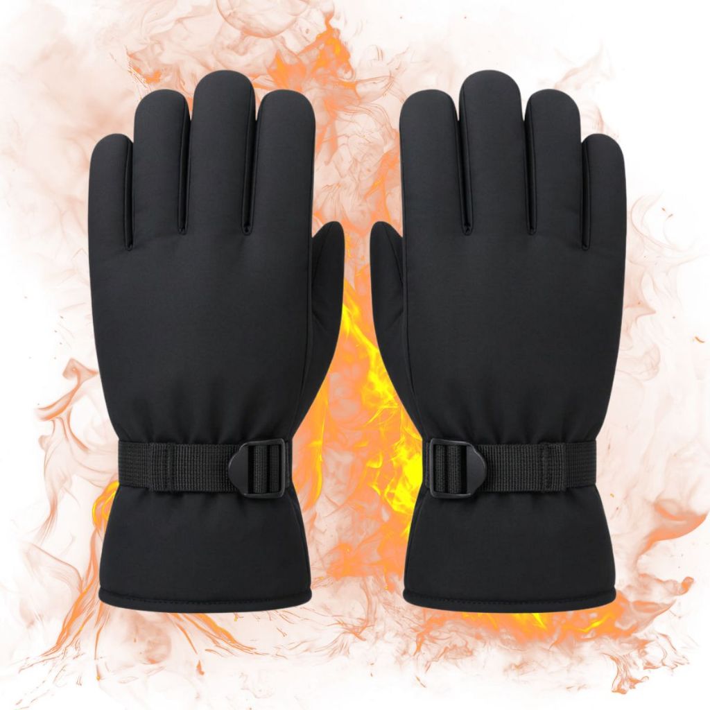 Luva Motoqueiro Térmica Impermeável Forrada Antiderrapante Frio Inverno Motoboy
