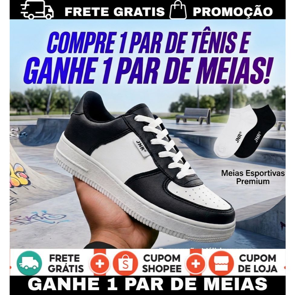 Tênis Masculino Casual Unissex Lançamento Confortável  + brinde surpresa envio imediato frete gratis em Oferta na Shopee